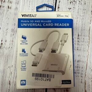 Vivitar White Universal Card Reader